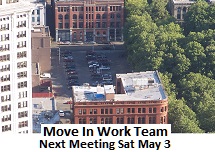Move In Work Team weekly meetings